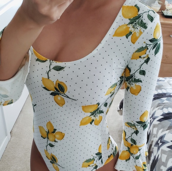 lemon bodysuit